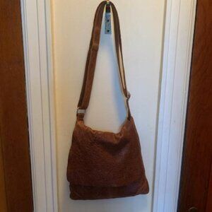Italian Carmel Leather Satchel